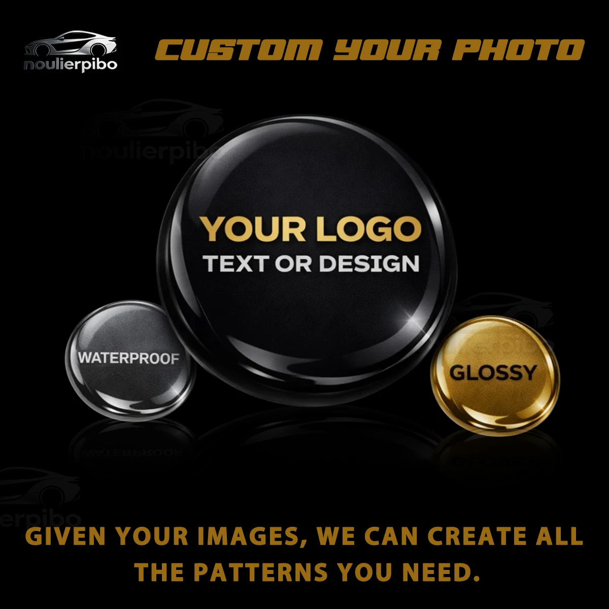 Uv Resin - Custom 3D Resin Car Sticker Personalized