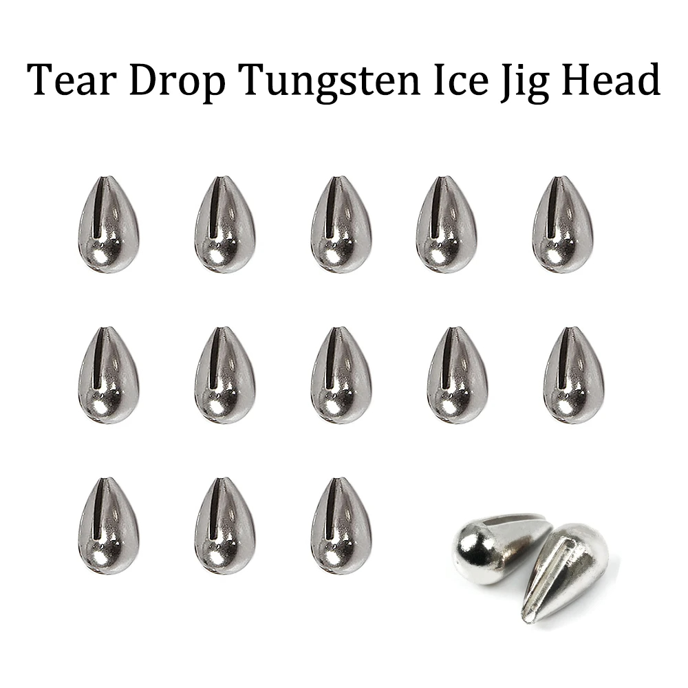 Nozzle Tungsten - Tear Drop Tungsten Ice Jig Head