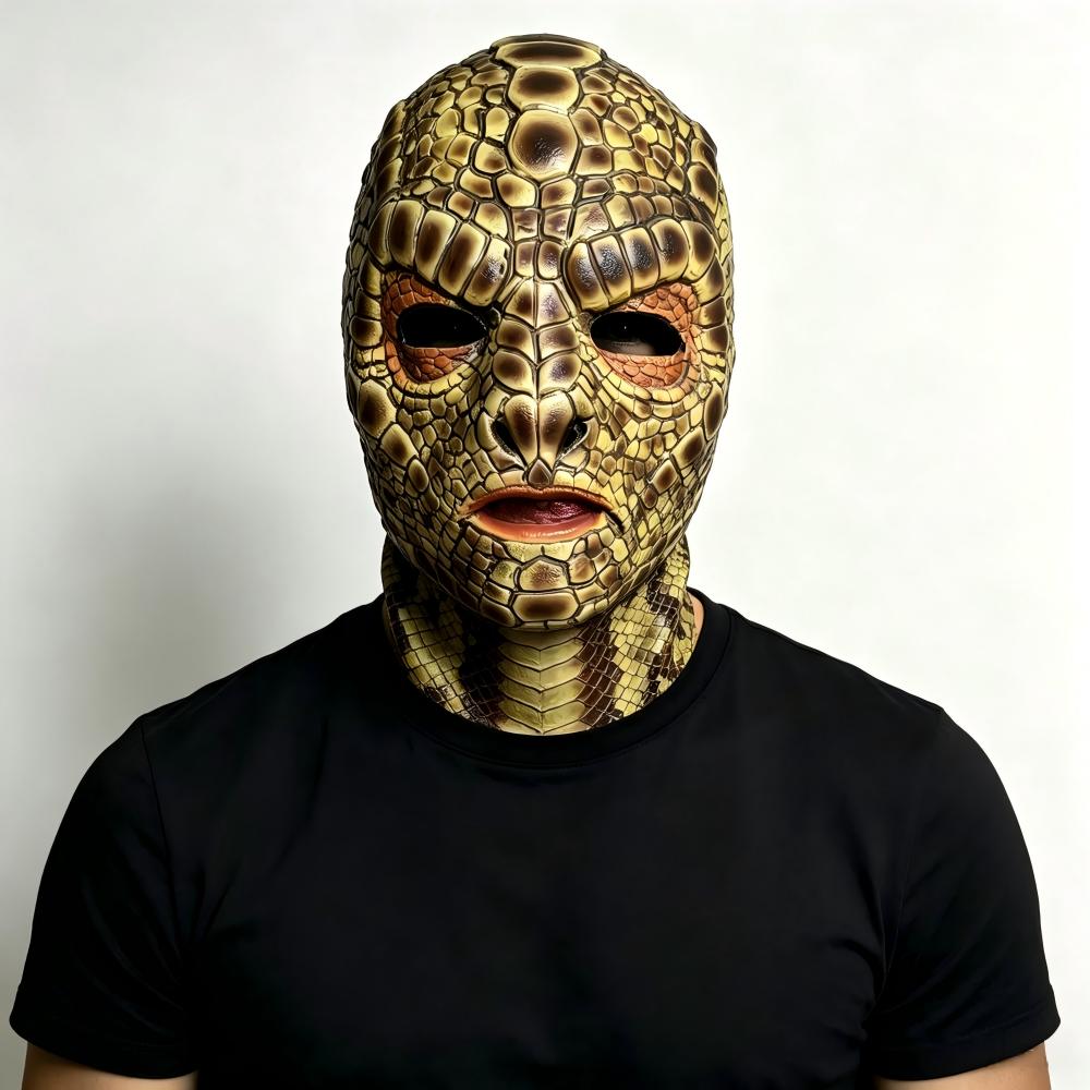 Realistic Snake Monster Mask L - Cobra Extruder recension och pris