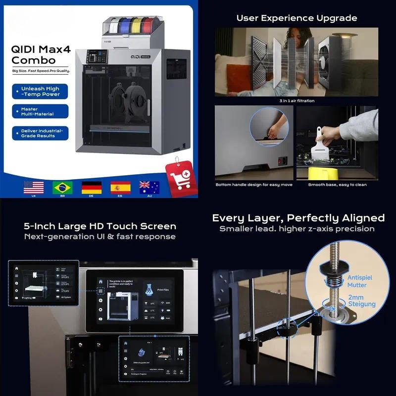 2026 hot sale for QIDI MAX4 Co - 3D Printer recension och pris