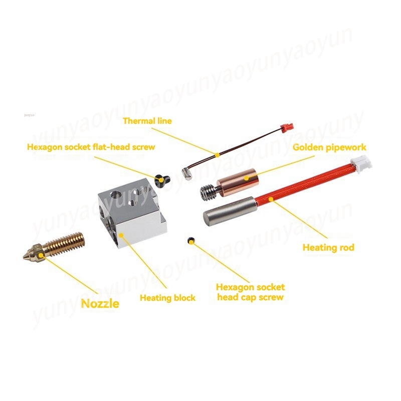 Hotend Kit Metal High Flow Hot - Printer Nozzle recension och pris