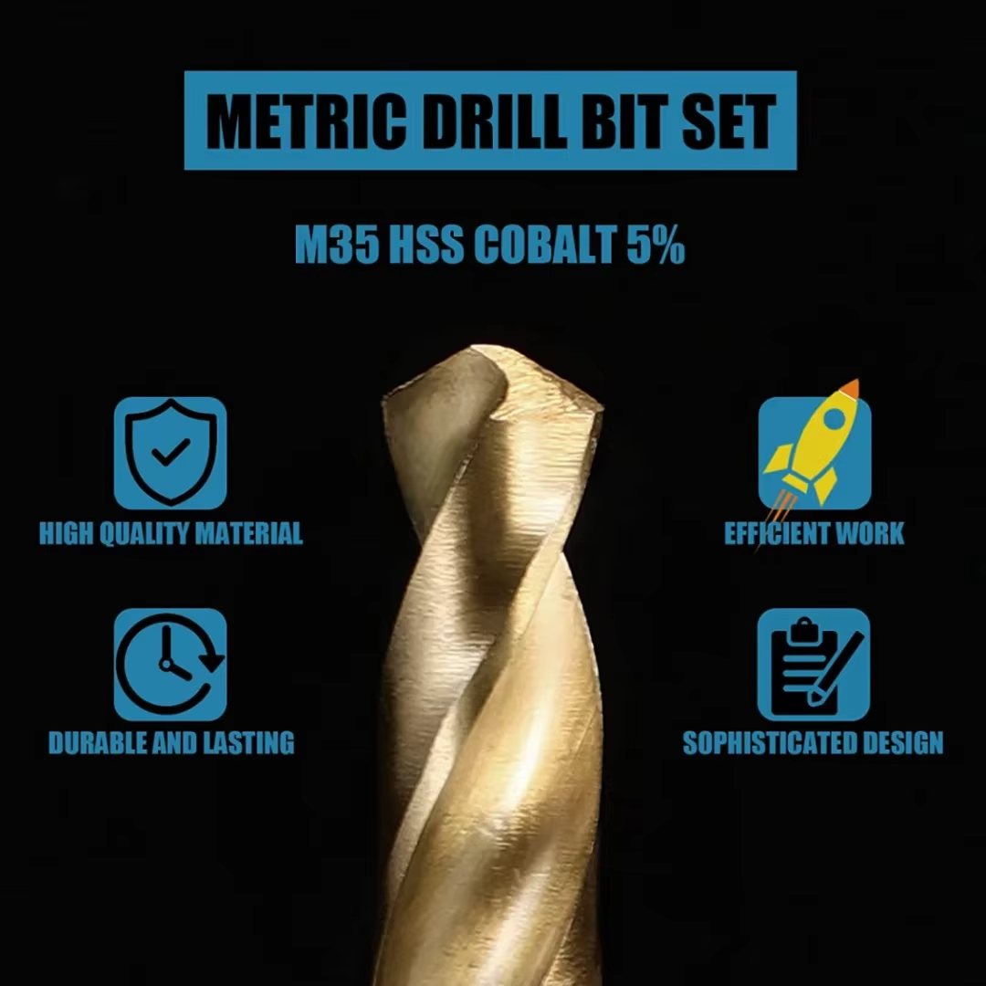 Metric Drill Bit Set 13PCS (3/ - Nozzle Tungsten recension och pris
