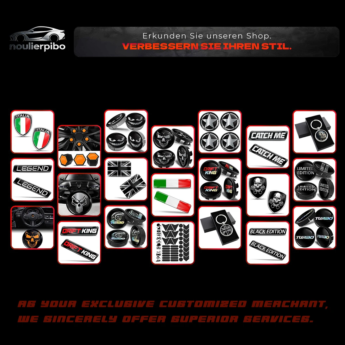 Custom 3D Resin Car Sticker Pe - Uv Resin recension och pris