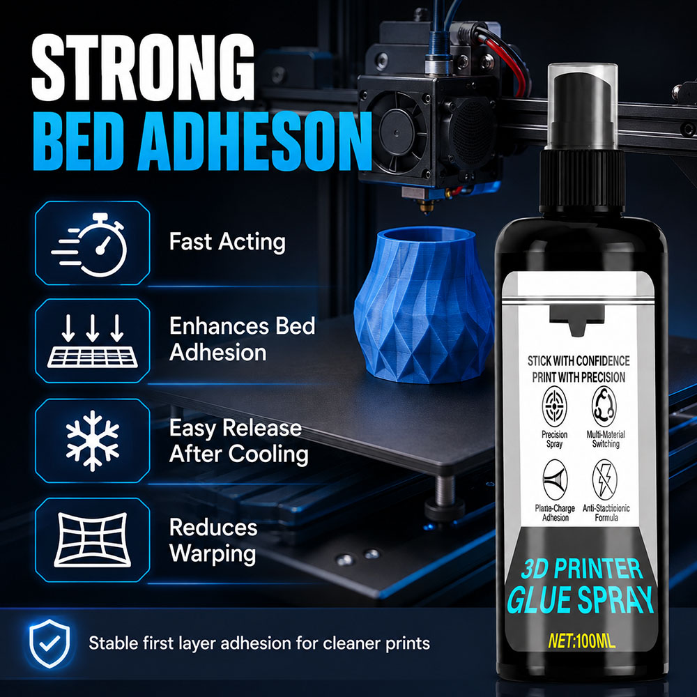 100/200ml Strong 3D Printer Ad - 3D Printer Bed recension och pris