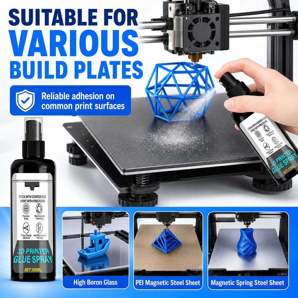 100/200ml Strong 3D Printer Ad - 3D Printer Bed recension och pris