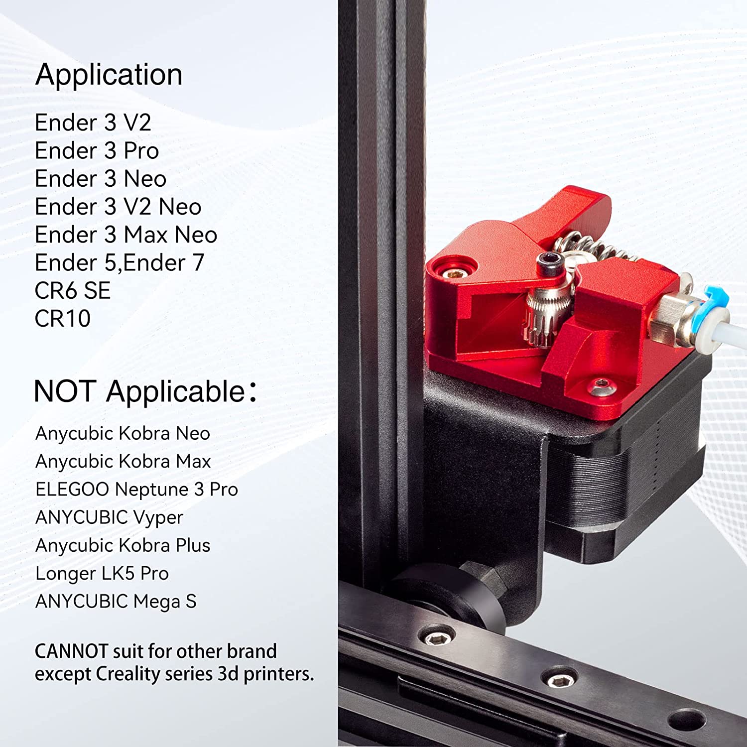 Upgrade Kit Dual Gear Extruder - Bowden Tube recension och pris