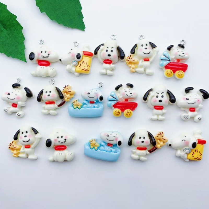 12pcs resin cartoon dog pendan - Resin recension och pris