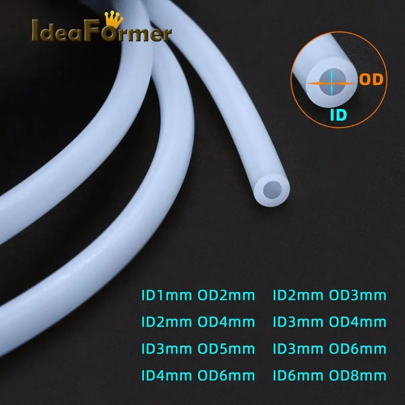 1m Ptfe Tube 1mm 2mm 3mm 4mm 6 - Bowden Tube recension och pris