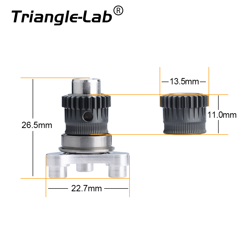 Trianglelab LDO Orbiter V2.5 U - Direct Drive Extruder recension och pris