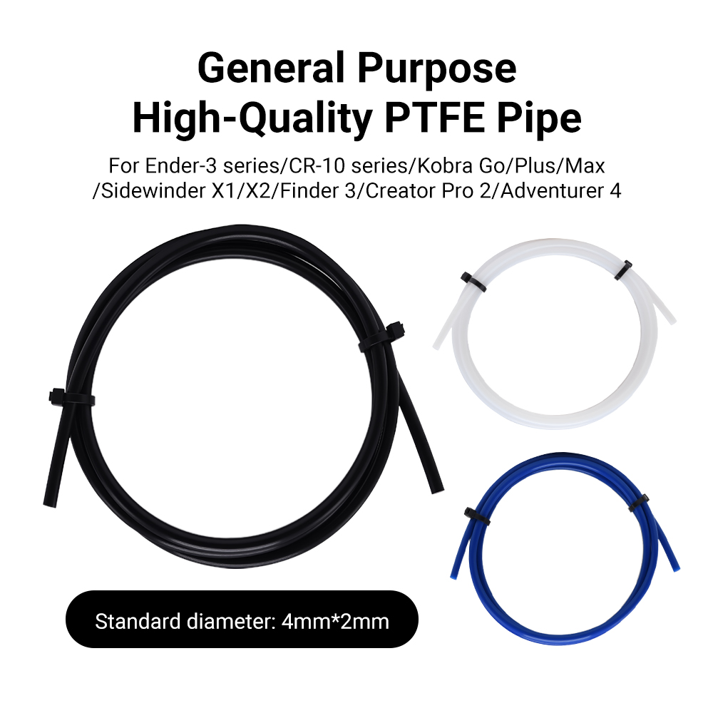 1M PTFE Tube 2x4mm MK8 Hot End - Bowden Tube recension och pris