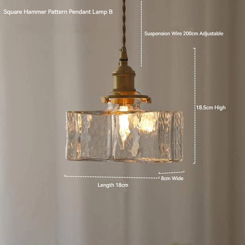 #Rustic Led Ceiling Hanging Li - Glass Bed recension och pris