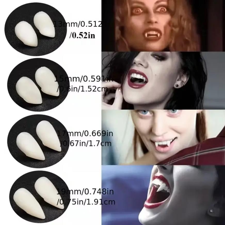 Halloween Vampire Fangs Set, R - Resin recension och pris