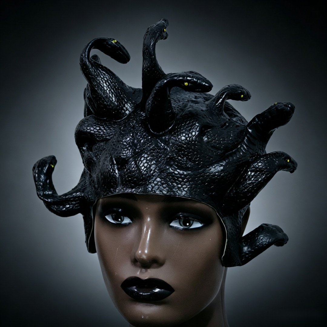 Snake Shaped Wig Mask For Wome - Cobra Extruder recension och pris