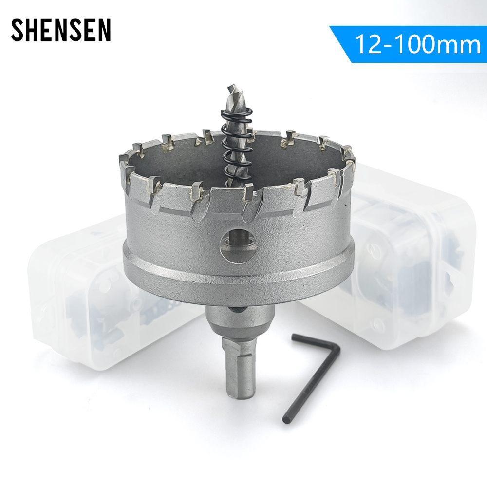 1Pc 12-100mm TCT Hole Saw Tung - Nozzle Tungsten recension och pris