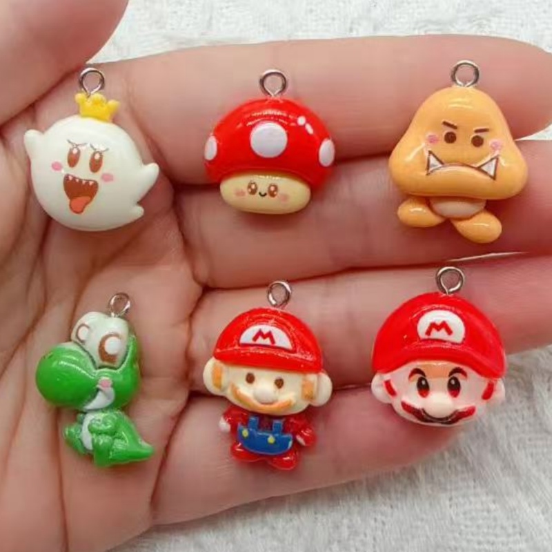 10pcs resin cartoon pendant, D - Resin recension och pris