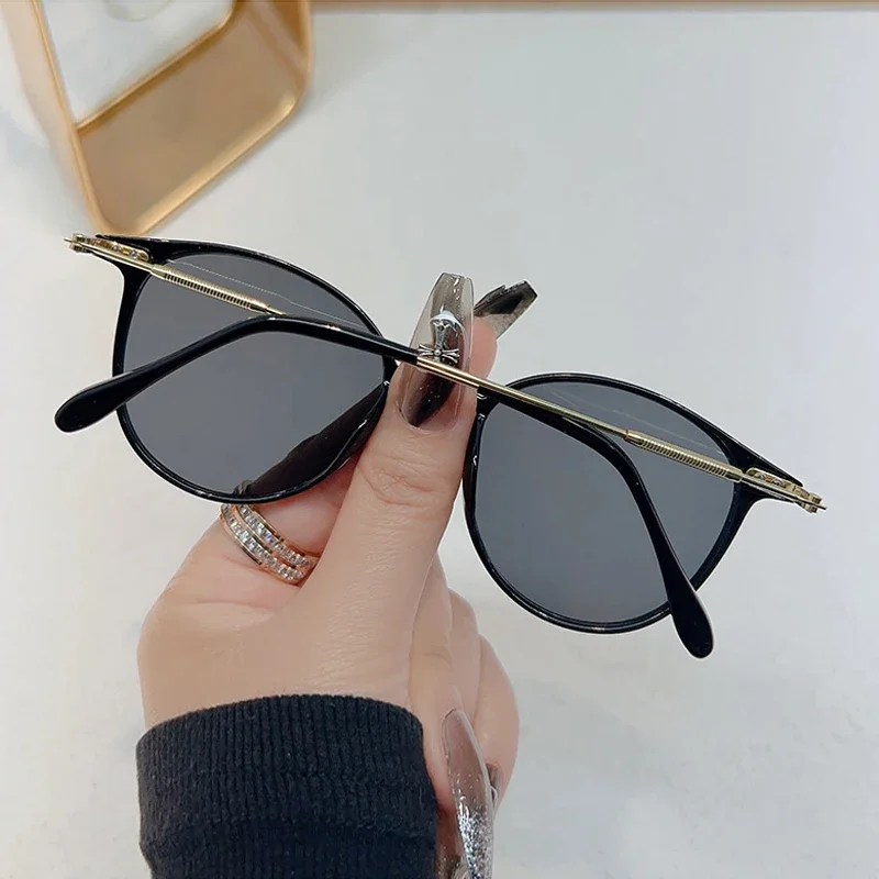 New Round Vintage Sunglasses W - Uv Resin recension och pris
