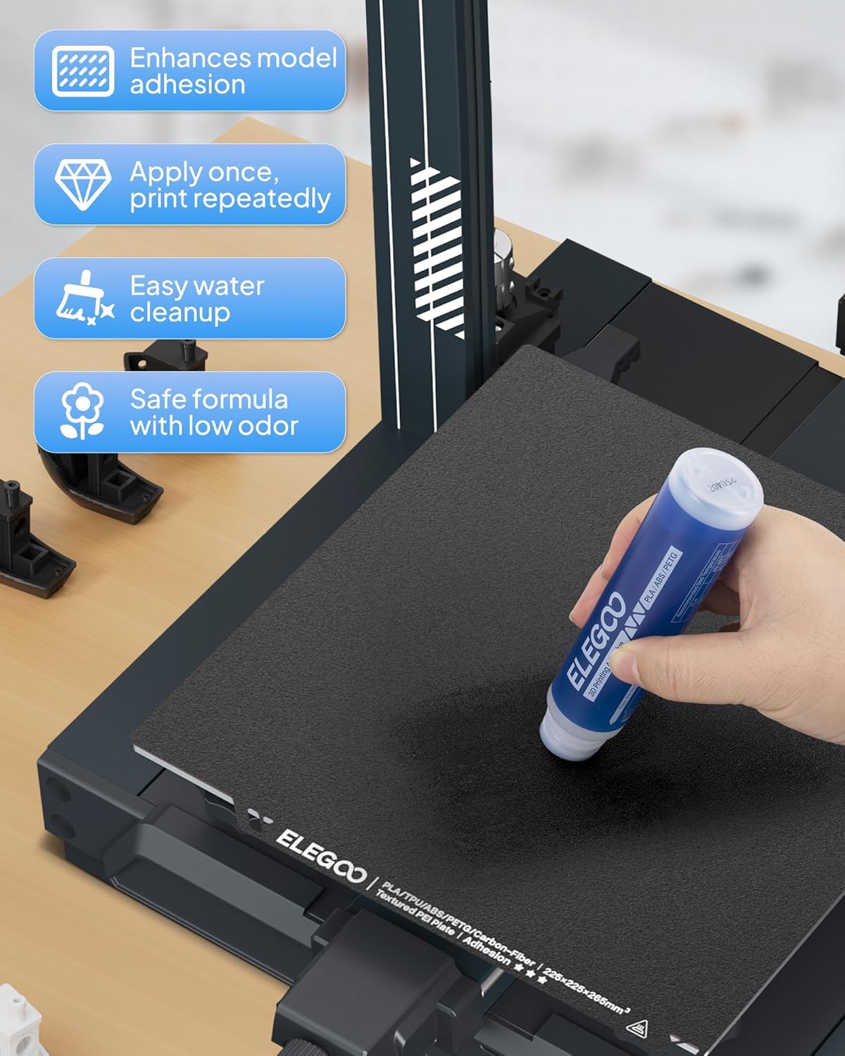 ELEGOO 3D Printer Adhesive Glu - Build Plate recension och pris
