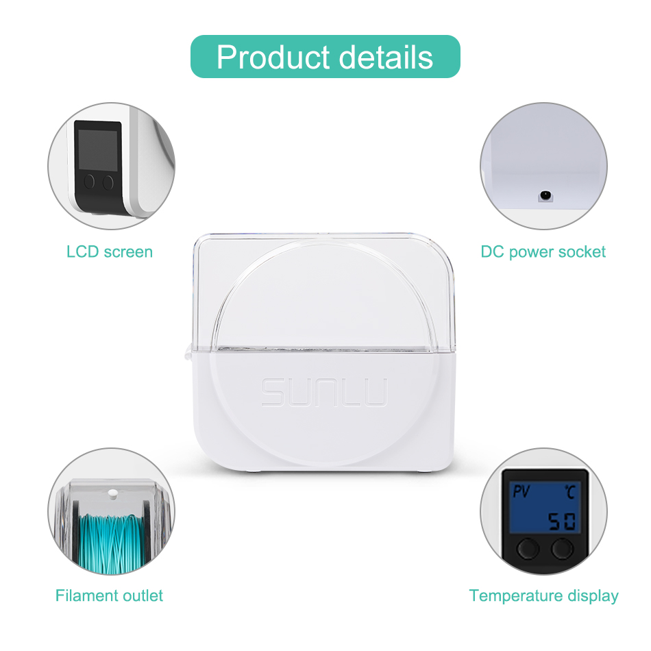 SUNLU Filament Dryer S1 Plus B - Enclosure 3D Printer recension och pris